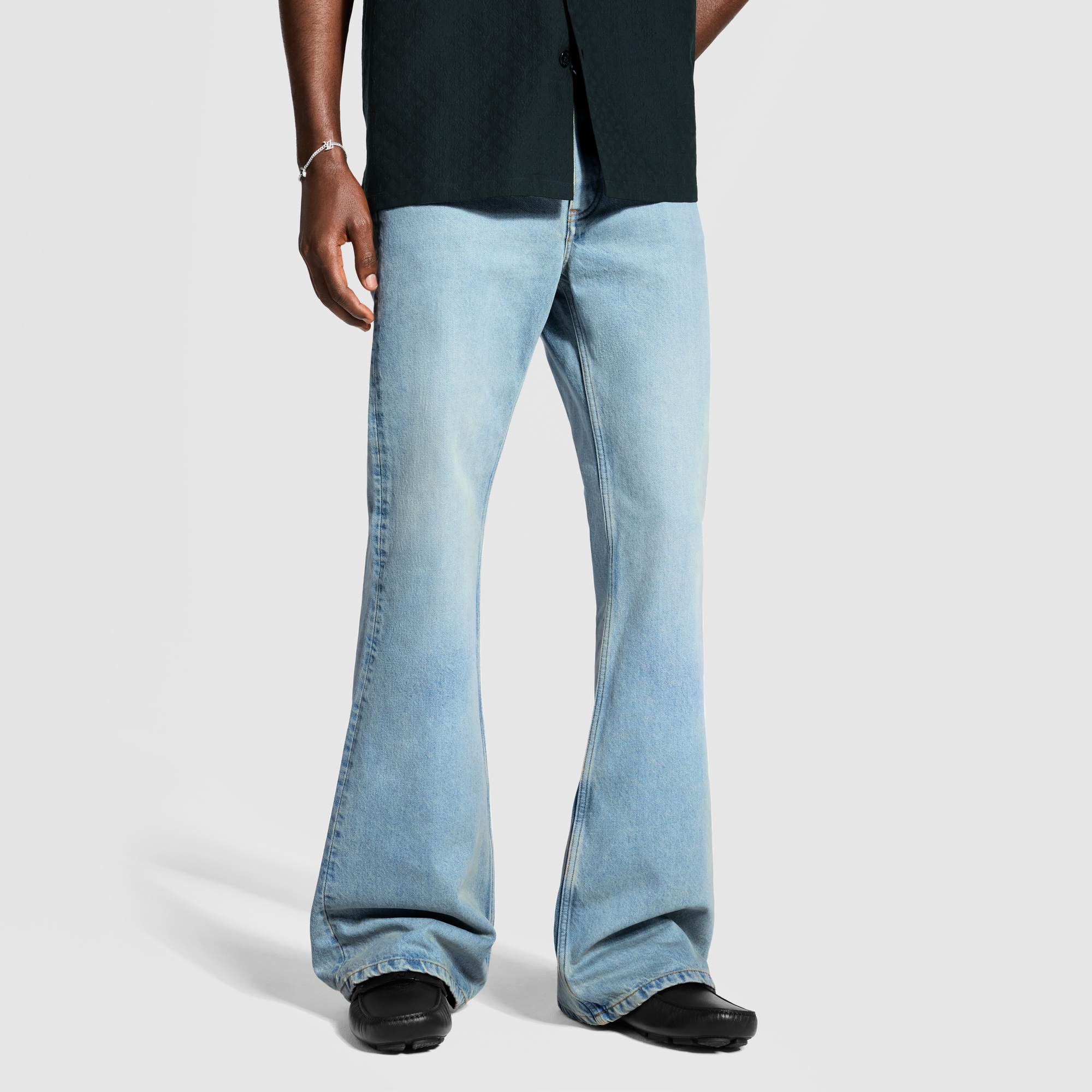 Flared Fit Denim Pants - Men - Ready-to-Wear | LOUIS VUITTON ®